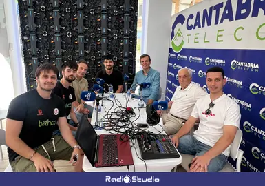 Protagonistas del cierre de la temporada de Studio Deportivo desde Cantabria Telecom