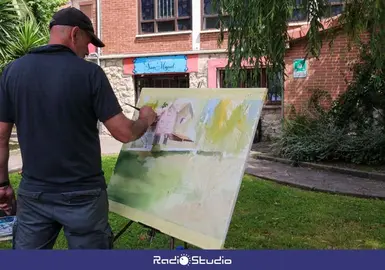 Un participante en el&nbsp; Concurso Nacional de Pintura al Aire Libre del pasado a&ntilde;o |  Foto: Ayuntamiento