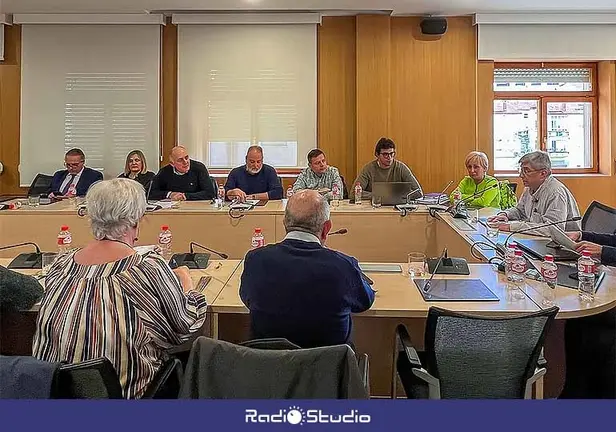 Un momento de la intervenci&oacute;n del portavoz de la Plataforma al t&eacute;rmino del Pleno de este martes.