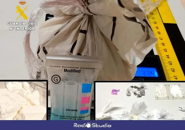 Droga incautada en los veh&iacute;culos