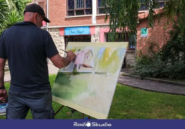 Un participante en el&nbsp; Concurso Nacional de Pintura al Aire Libre del pasado a&ntilde;o |  Foto: Ayuntamiento