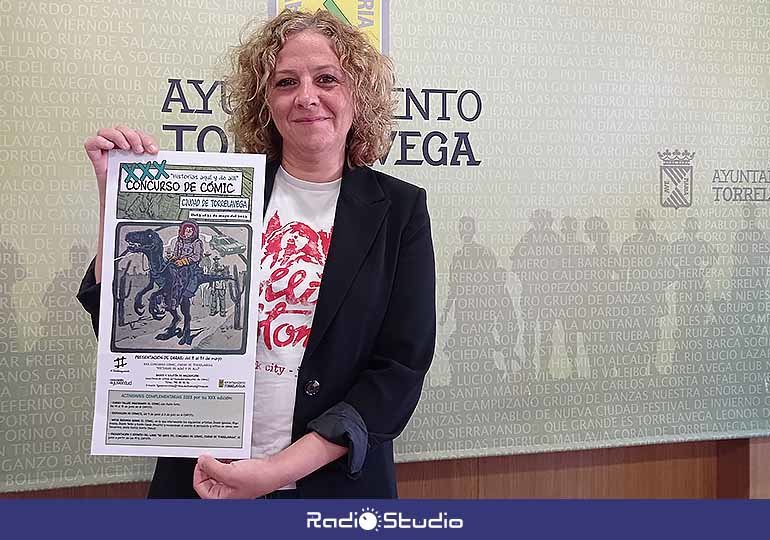 La concejal de Juventud, Patricia Portilla, presentó los detalles del 30º Concurso de Comic de Torrelavega.