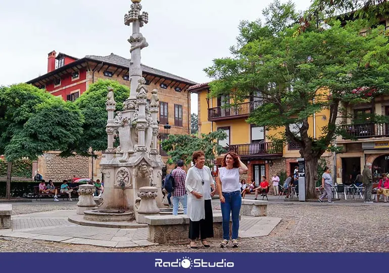 La fuente de los tres caños, una de las obras de Comillas que llevan el sello Domenech.