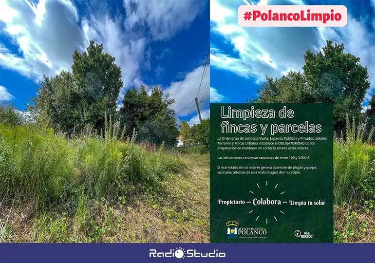 Polanco hace un llamamiento a los propietarios de fincas a mantenerlas limpias.