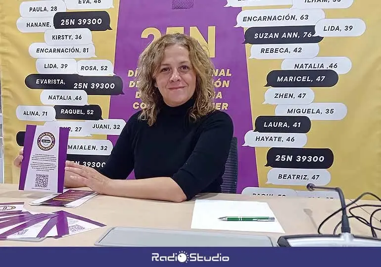 Patricia Portilla, la concejal de Igualdad, ha presentado los actos organizados en Torrelavega por el 25N.