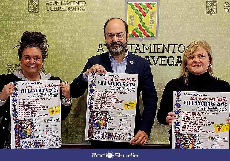 Presentación del concierto de villancicos 'Torrelavega... con aire navideño'.