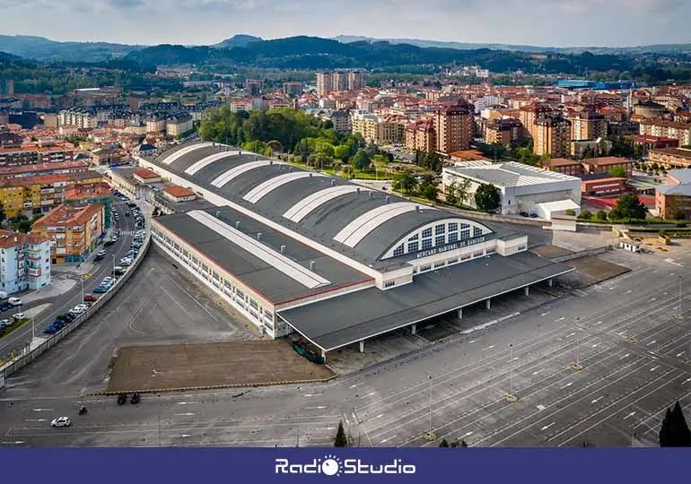 Vista general del Mercado Nacional de Ganados de Torrelavega