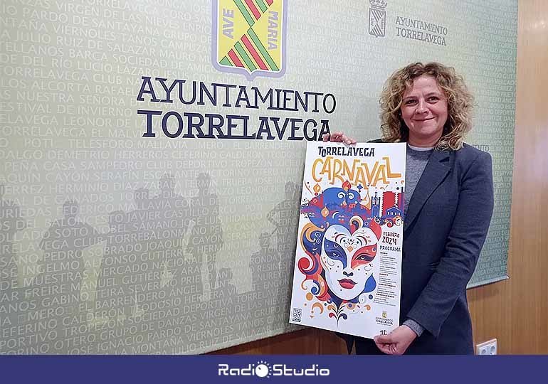 La concejala de Festejos, Patricia Portilla, presentó la programación del Carnaval 2024 en Torrelavega.