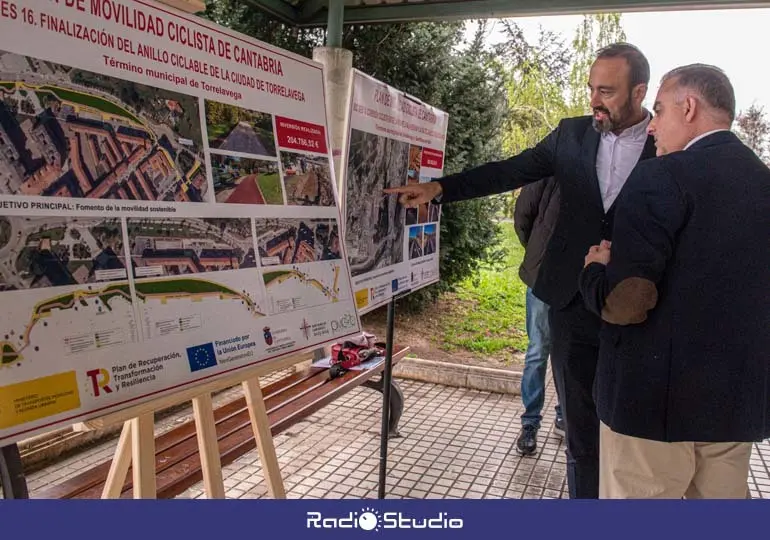 Torrelavega completa el carril bici del Bulevar Ronda y su conexión con el eje Suances-Los Corrales