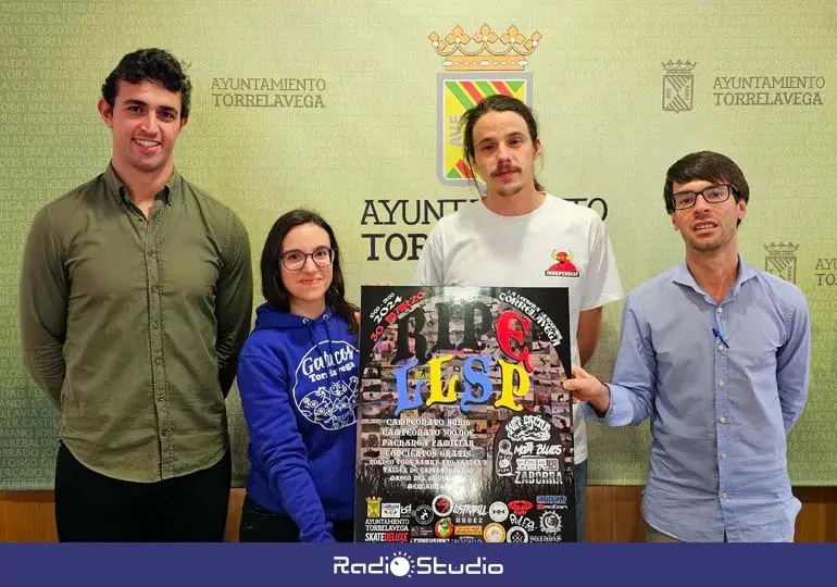 Presentación el pasado viernes del evento de despedida del skatepark de La Lechera