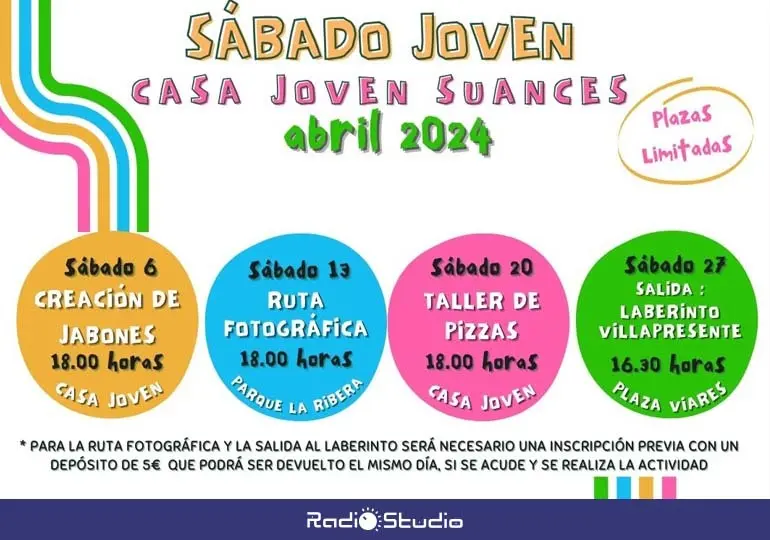Vuelve el programa &ldquo;S&aacute;bado Joven&rdquo; con actividades gratuitas
