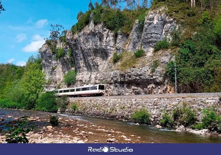 Los trabajos permitirán estabilizar un talud en un tramo de 200 metros de vía entre Caranceja y Golbardo.