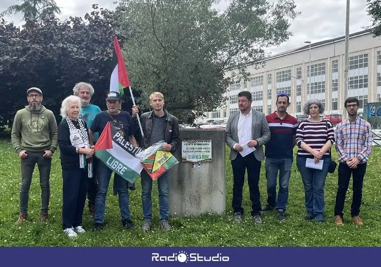 Torrelavega recibe a la ‘Flotilla de la Libertad’, que pide el “fin del genocidio que está llevando a cabo Israel en Gaza” | Foto: Radio Studio