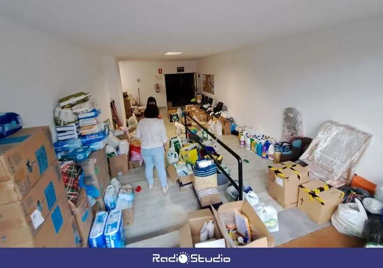 Voluntarios durante la recogida de material enviado a Valencia el pasado mes de noviembre | Foto: Ayuntamiento