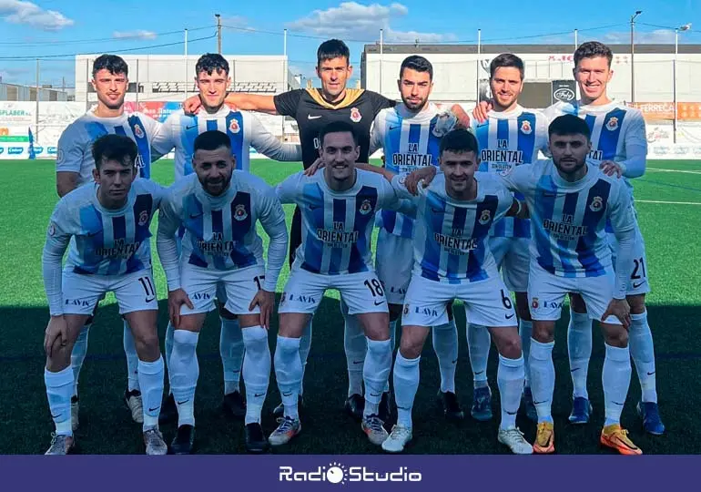 Once inicial del conjunto blanquiazul en Carballo | Foto: RSGT