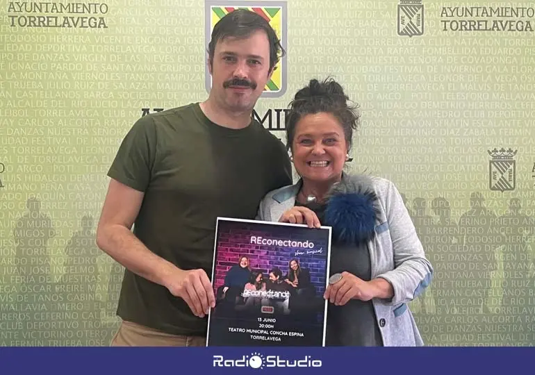 sther V&eacute;lez, y el productor Adri&aacute;n Alonso, han presentado la III edici&oacute;n del musical &lsquo;Reconectando&rsquo; | Foto: Radio Studio