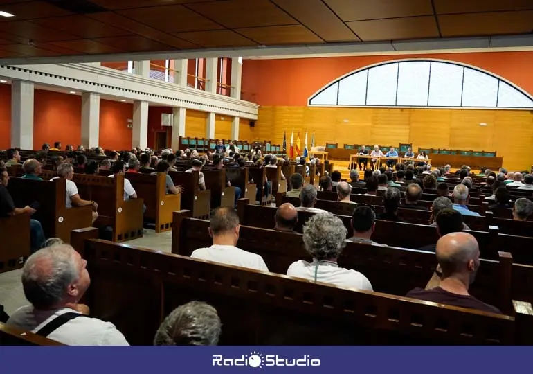 Imagen de Comisiones Obreras (CCOO) de la asamblea de trabajadores del metal donde se ha ratificado el convenio