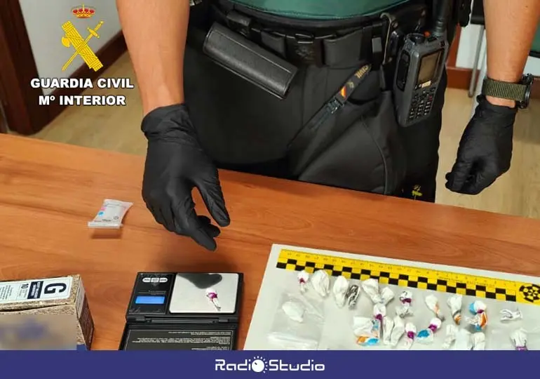 Droga intervenida en Comillas