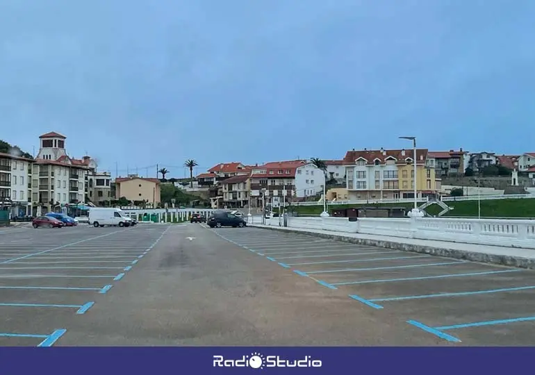 Aparcamiento de la playa de Comillas | Foto: Ayuntamiento
