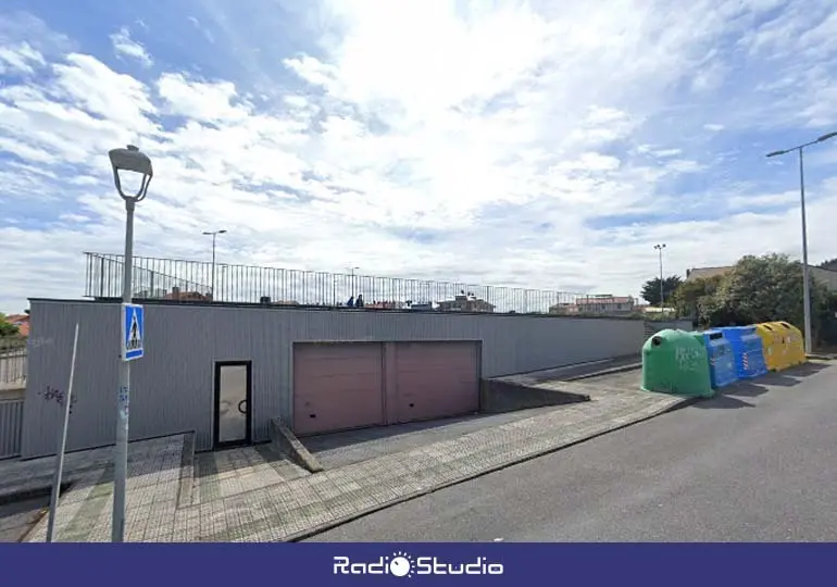 Entrada al parking subterr&aacute;neo en la plaza-mirador Adolfo Su&aacute;rez que nunca ha entrado en funcionamiento | Foto: Google Maps