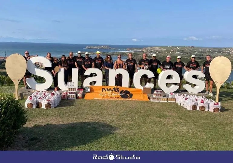 La Asociaci&oacute;n de Palas Suances La Concha entrega tonelada y media de alimentos en su segunda donaci&oacute;n solidaria