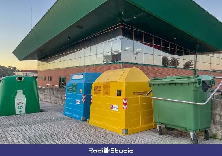 Contenedores de la recogida de basuras en Polanco | Foto: Ayuntamiento