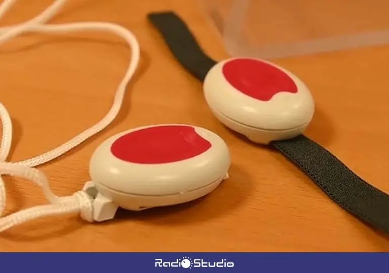 Pulsera del servicio de Teleasistencia de Torrelavega