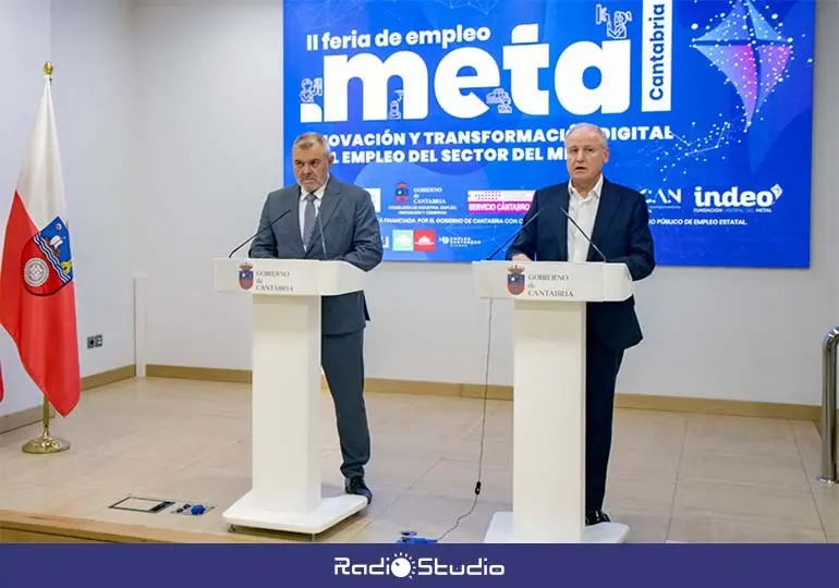 Presentaci&oacute;n de la II Feria del Empleo del Metal de Cantabria que se celebra esta semana.