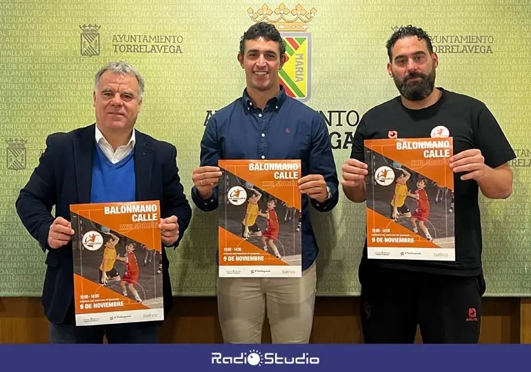 Quique Cruz, Nacho Gonz&aacute;lez y Dani Hern&aacute;ndez presentan la cita | Foto: Radio Studio