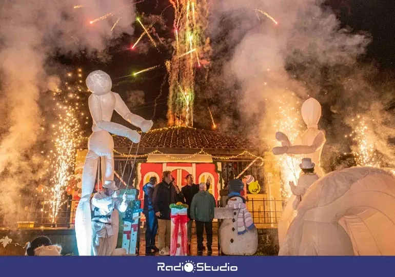 Foto de archivo de la inauguraci&oacute;n del alumbrado navide&ntilde;o en Reoc&iacute;n las pasadas navidades.