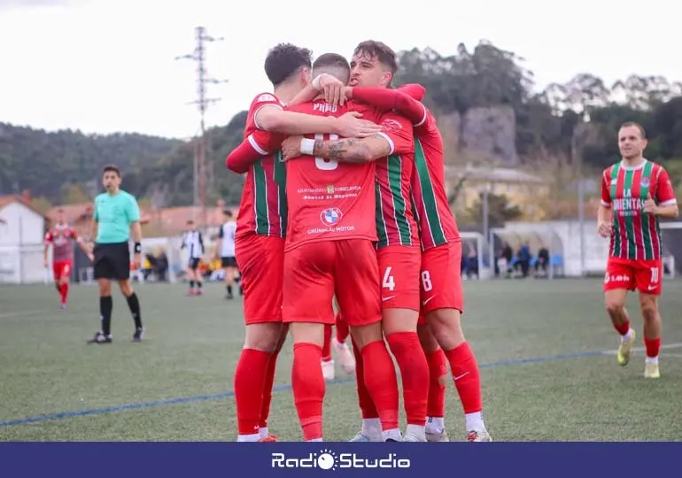 Celebraci&oacute;n de uno de los tantos en el Eusebio Arce | Foto: RSGT