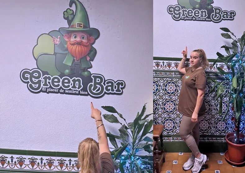 Karol B&aacute;ez en Green Bar