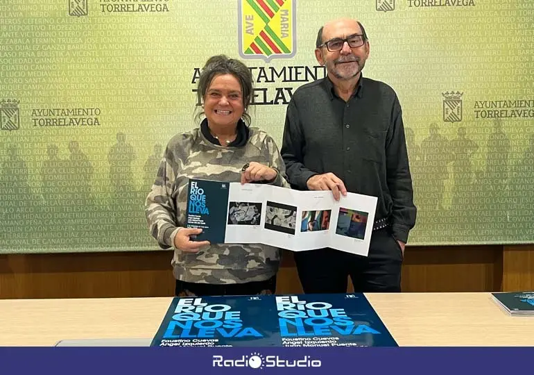 Esther V&eacute;lez y Luis Alberto Salcines presentan la muestra | Foto: Radio Studio