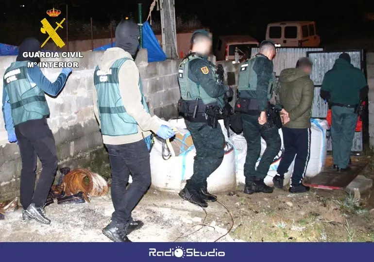 Momento de la detenci&oacute;n de un integrante del clan