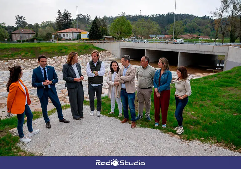 La obra, que soluciona los problemas de inundaciones en Cabez&oacute;n de la Sal, Mazcuerras y Reoc&iacute;n, ha supuesto una inversi&oacute;n de 9 millones de euros.