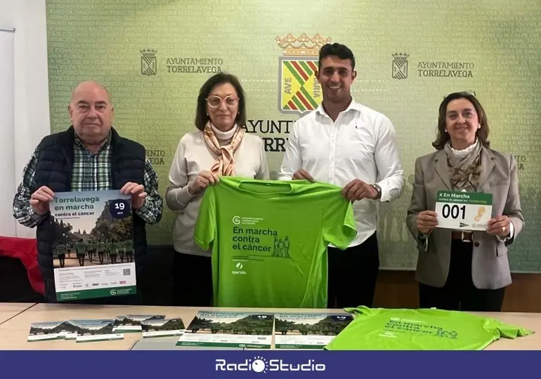 Presentaci&oacute;n de la X Marcha contra el C&aacute;ncer de Torrelavega | Foto: Radio Studio