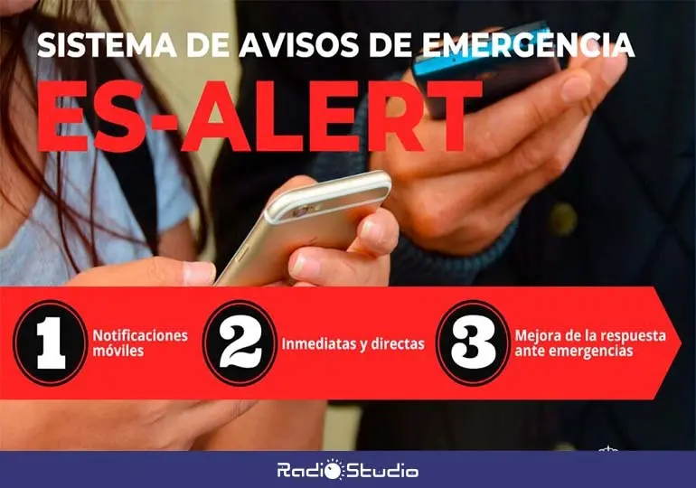 Los avisos en los m&oacute;viles que se encuentren en Los Corrales y alrededores se recibir&aacute;n entre las 9.30 y las 12.00 horas.