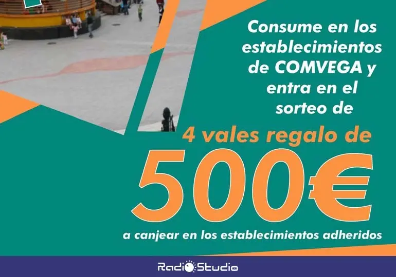 Cartel de la campa&ntilde;a 'Tus compras&hellip; en Torrelavega'