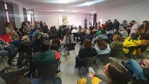 Reuni&oacute;n celebrada con los pe&ntilde;istas para preparar la segunda Liga de Pe&ntilde;as.