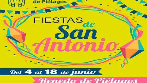 Las fiestas de San Antonio en Pi&eacute;lagos se celebrar&aacute;n del 8 al 18 de junio.