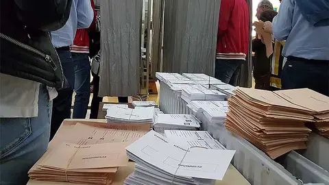 Imagen de archivo de una jornada electoral.