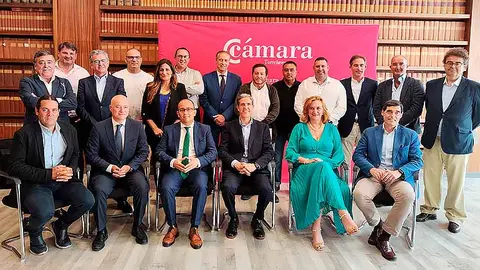 Integrantes del nuevo Pleno de la C&aacute;mara de Comercio e Industria de Torrelavega.