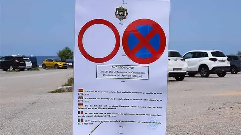 Campa&ntilde;a del Ayuntamiento de Pi&eacute;lagos para luchar contra la acampada ilegal en el parque natural de Liencres.