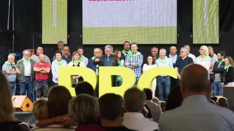 Imagen de la fiesta regionalista celebrada hoy por el PRC en Guriezo.