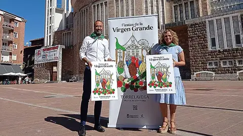 El alcalde de Torrelavega y la concejal de Festejos han presentado hoy el detalle del programa de fiestas de La Virgen Grande 2023.
