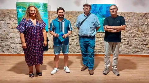 Exposici&oacute;n en la sala de El Torco, en Suances.