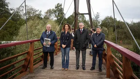 Visita hoy a las obras de restauraci&oacute;n fluvial y defensa contra inundaciones en el r&iacute;o Saja que financia el Ministerio para la Transici&oacute;n Ecol&oacute;gica.