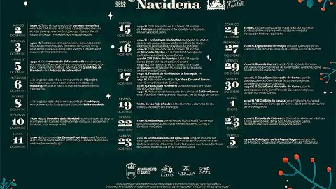 La programaci&oacute;n navide&ntilde;a de Cartes se prolongar&aacute; del 2 de diciembre al 5 de enero.