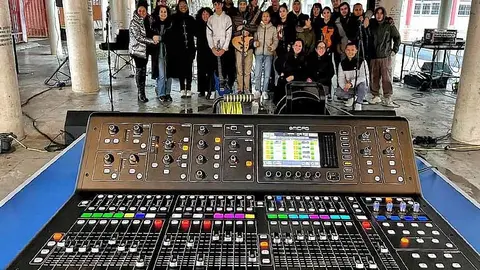 Alumnos del módulo de Sonido del IES Zapatón harán de técnicos en los directos de la Escuela Municipal de Música.