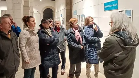 La concejala de Cultura, Vanesa S&aacute;nchez, durante la inauguraci&oacute;n de la exposici&oacute;n Mujer, Agua...